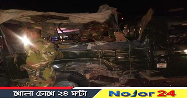Army jeep Accident