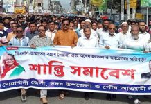 হরতালের দ্বিতীয় দিলেও মাঠে নোয়াখালী আ.লীগ